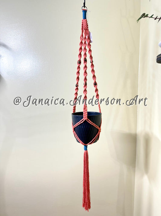 Macramé Plant Hanger LONG-Sm.60