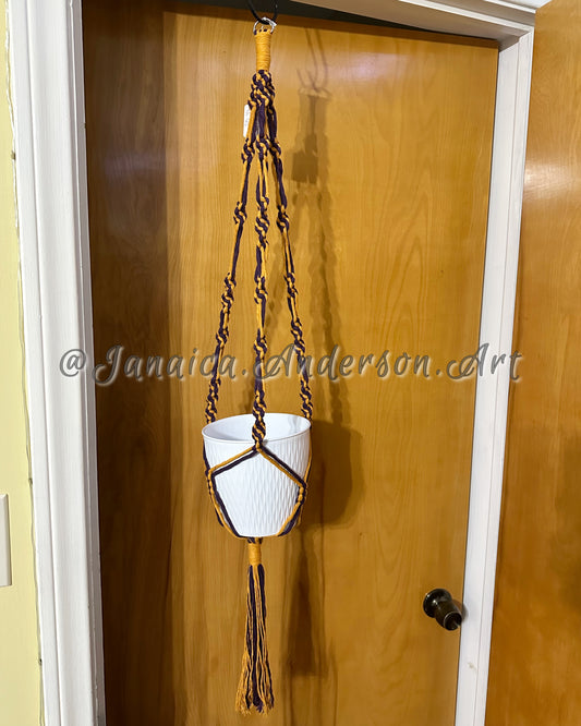 Macramé Plant Hanger LONG-Sm.61