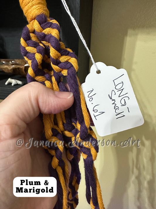 Macramé Plant Hanger LONG-Sm.61