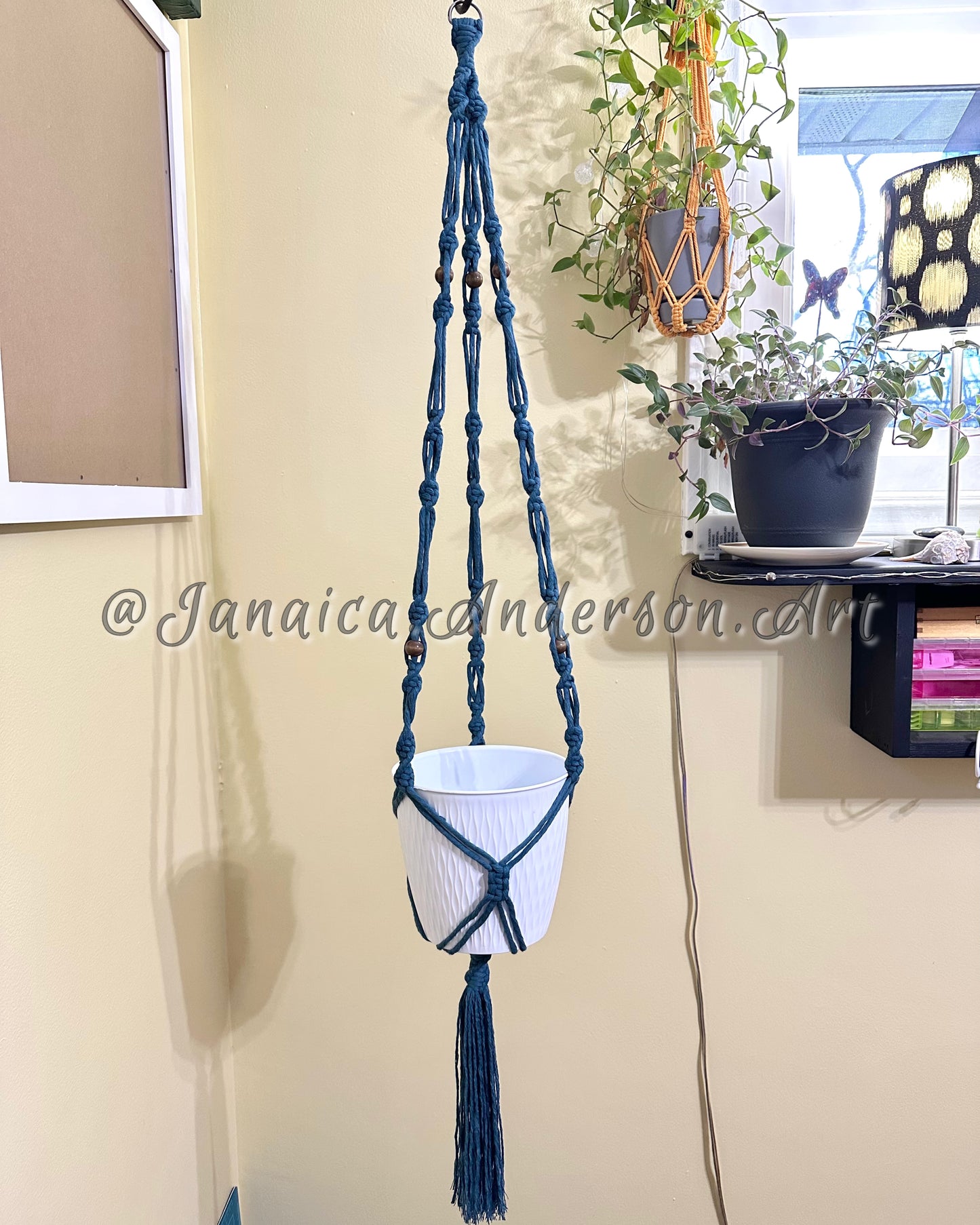 Macramé Plant Hanger LONG-Sm.62