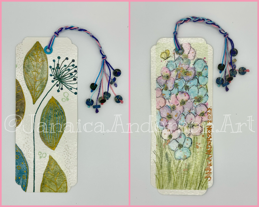 Abstract 2-Sided Bookmark No.41