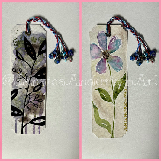 Abstract 2-Sided Bookmark No.34