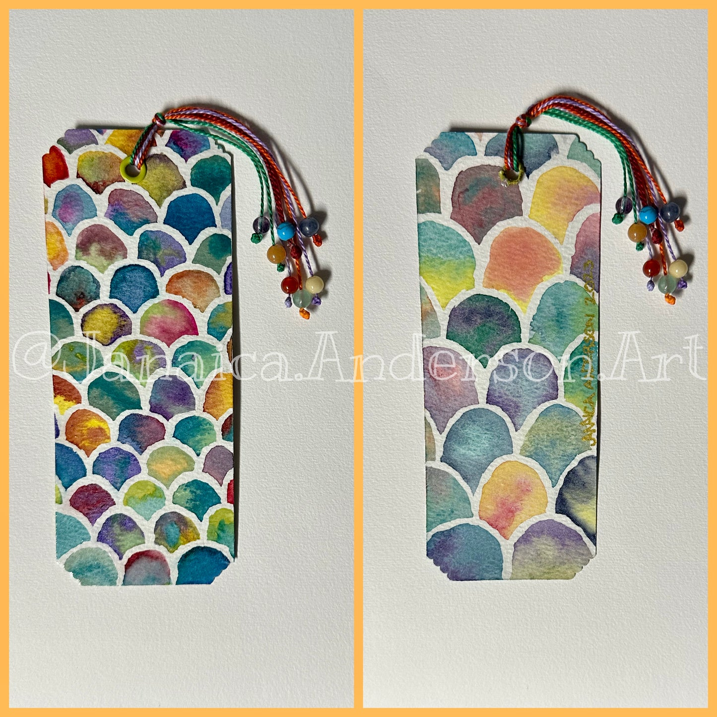 Abstract 2-Sided Bookmark No.35