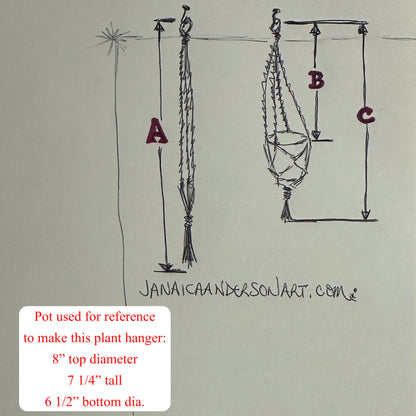 Macramé Plant Hanger No.17