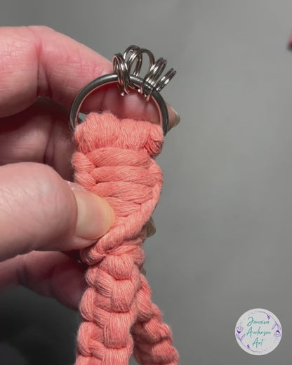 Macramé Keychain 3