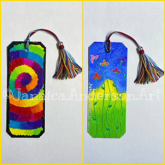 Abstract 2-Sided Bookmark No.19
