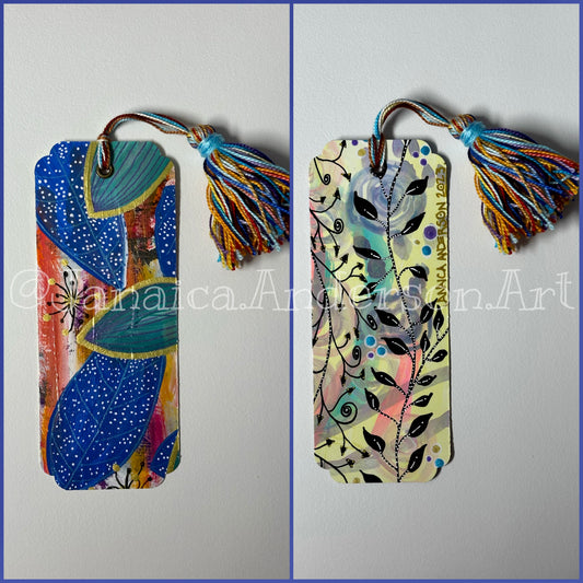 Abstract 2-Sided Bookmark No.31