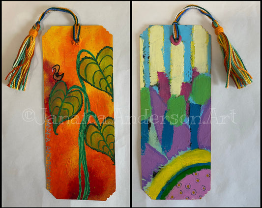 Abstract 2-Sided Bookmark No.9