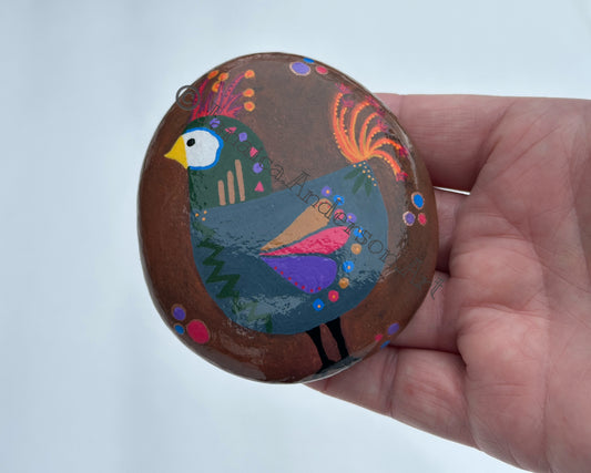 Move to the Beat of Your Own Drum “Free Bird” - Hand Painted Stone