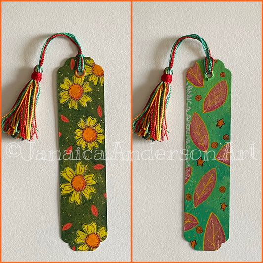 Abstract 2-Sided Bookmark No.26