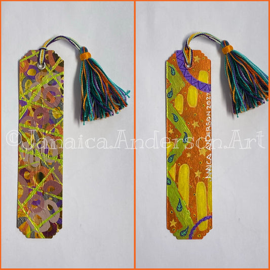 Abstract 2-Sided Bookmark No.20