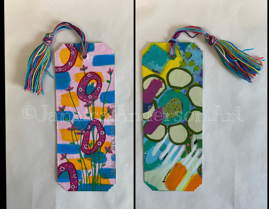 Abstract 2-Sided Bookmark No.5