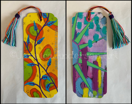 Abstract 2-Sided Bookmark No.2