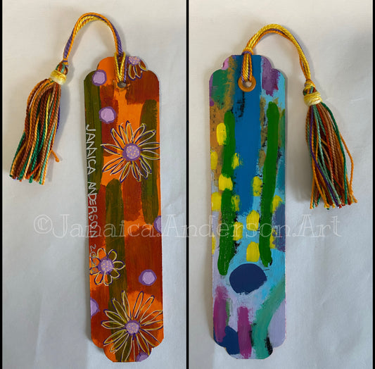 Abstract 2-Sided Bookmark No.11