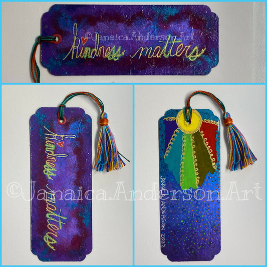 Abstract 2-Sided Bookmark No.23