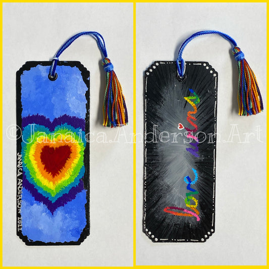 Abstract 2-Sided Bookmark No.15