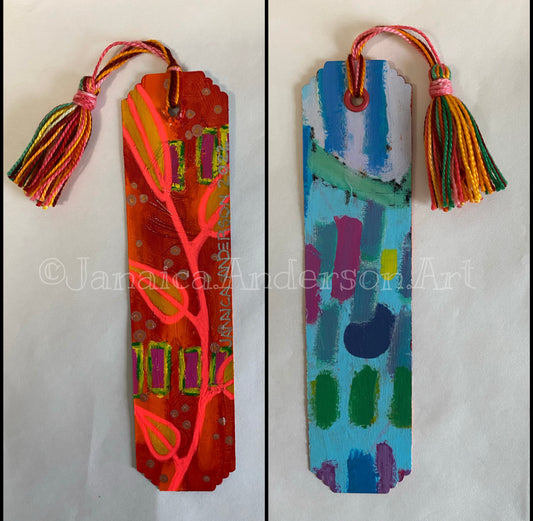Abstract 2-Sided Bookmark No.13