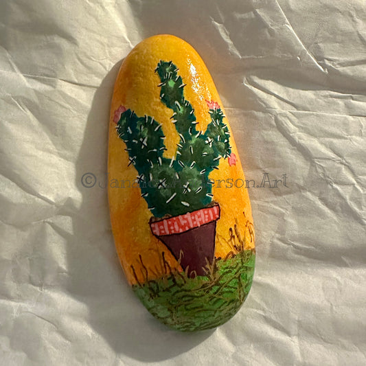 Not All Who Wander Are Lost - Hand Painted Stone