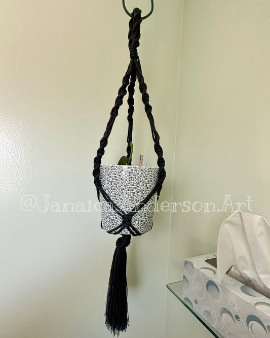 Macramé “Mini” Plant Hanger No.11