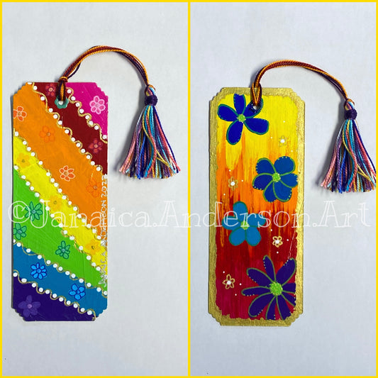 Abstract 2-Sided Bookmark No.17
