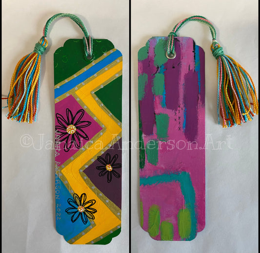 Abstract 2-Sided Bookmark No.8