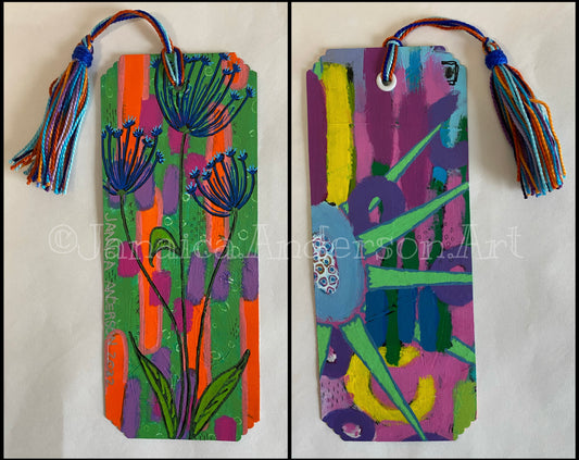 Abstract 2-Sided Bookmark No.4